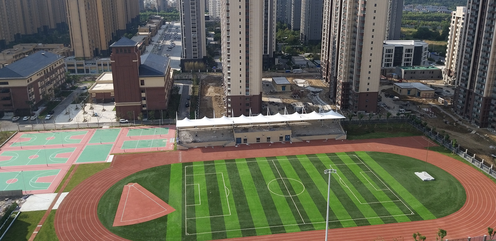 安徽蚌埠二中膜結構看台 安徽蚌埠二中膜結構看台