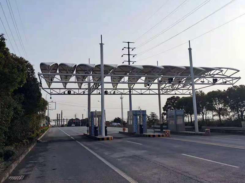 江蘇鎮江新材料化工園膜結構收費站