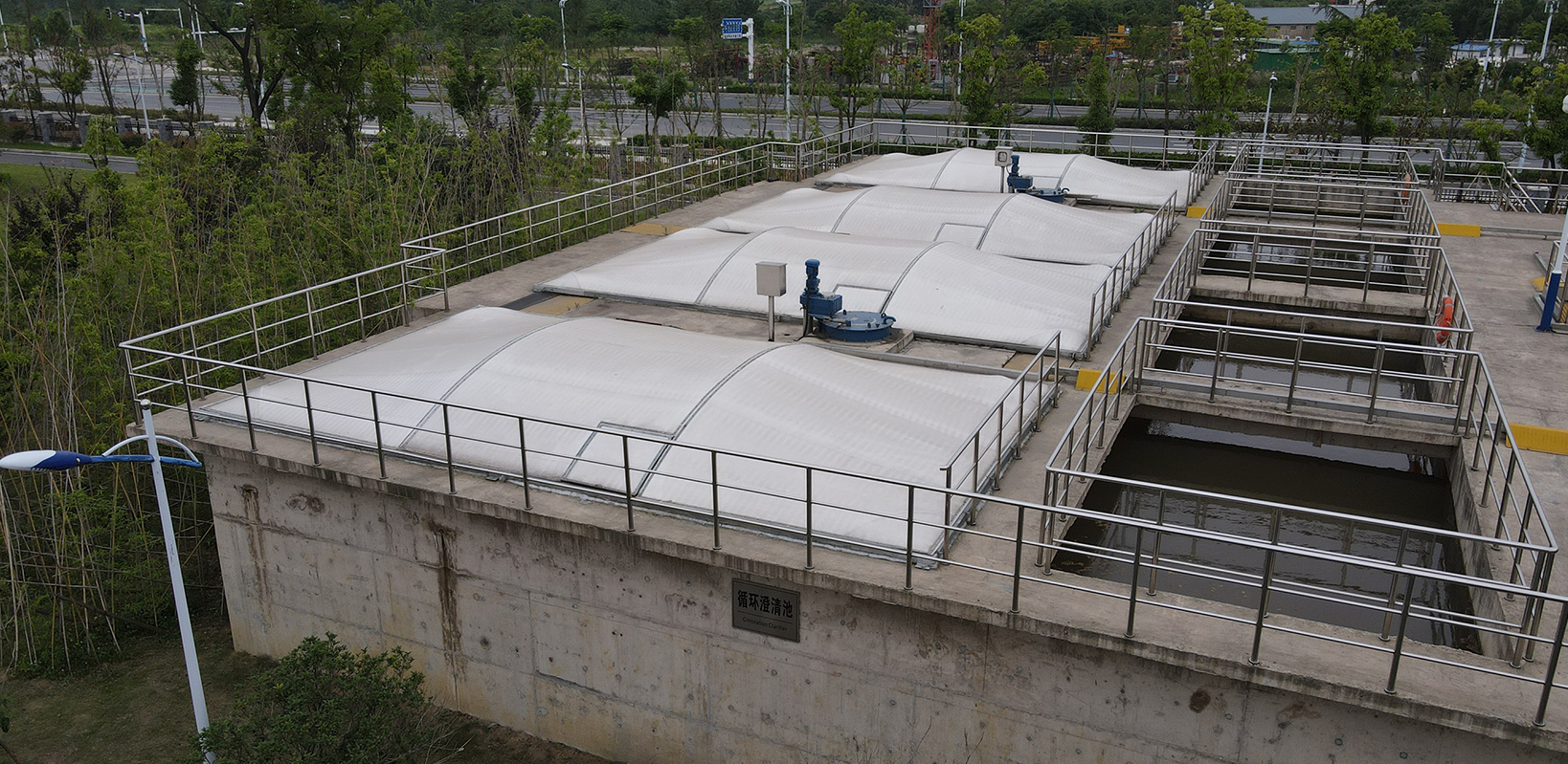 合肥于灣污水處理廠膜結構加蓋 合肥于灣污水處理廠膜結構加蓋